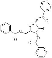 2-Deoxy-2-fluoro-1,3,5-tri-O-benzoyl-D-ribofuranose/97614-43-2/2-辨哀-2-姘-1,3,5-涓查板-alpha-D-挎浼绯