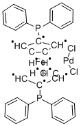 Palladium(II) chloride-1,1'-bis(diphenylphosphino)ferrocene/72287-26-4/