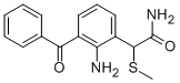 2-amino-3-benzoyl-a-methylthio-phenylacetamide/78281-61-5/
