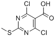 4,6-dichloro-2-(methylthio)pyrimidine-5-carboxylic acid/313339-35-4/
