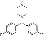 1-[Bis(4-fluorophenyl)methyl]piperazine/27469-60-9/