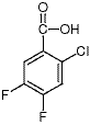 2-Chloro-4,5-difluorobenzoic Acid/110877-64-0/