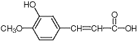 3-Hydroxy-4-methoxycinnamic Acid/537-73-5/